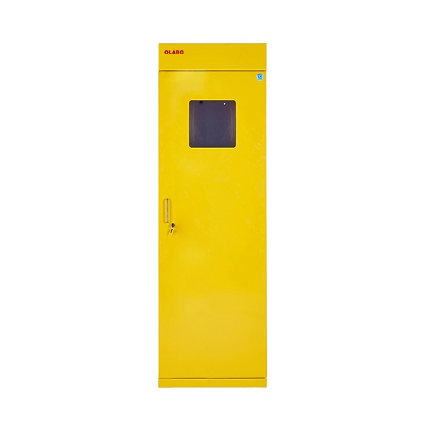 全钢型三瓶存储气瓶柜